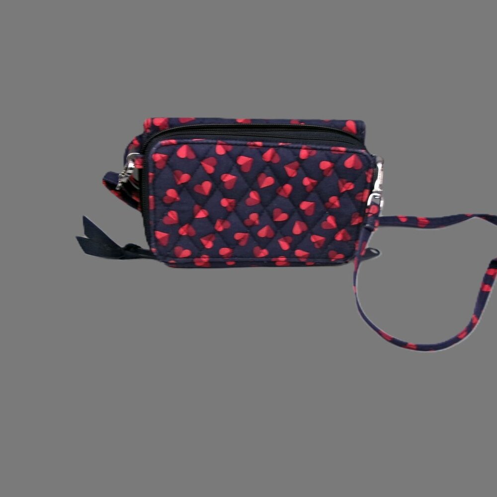 Vera Bradley Crossbody in Sweet Hearts Fabric, RFID All in One - Picture 3 of 7